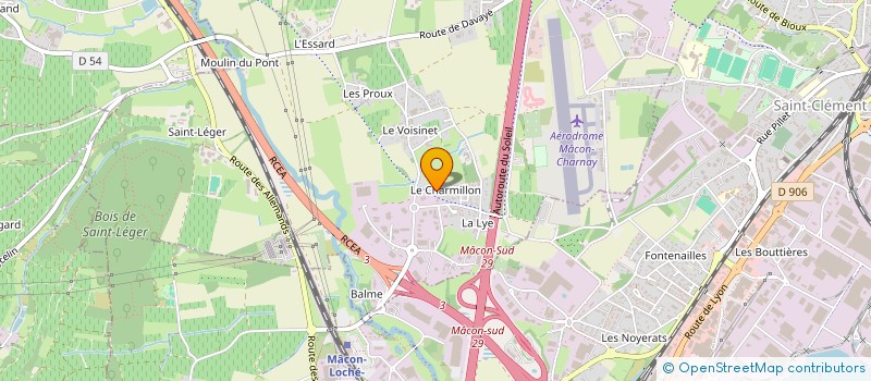 localisation de l'entreprise SOGUIPILO à CHARNAY-LES-MACON
