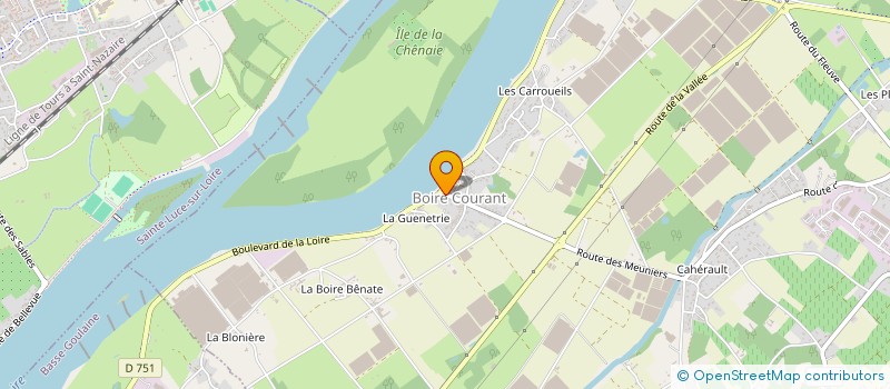 localisation de l'entreprise SOGUITRANS à SAINT-JULIEN-DE-CONCELLES