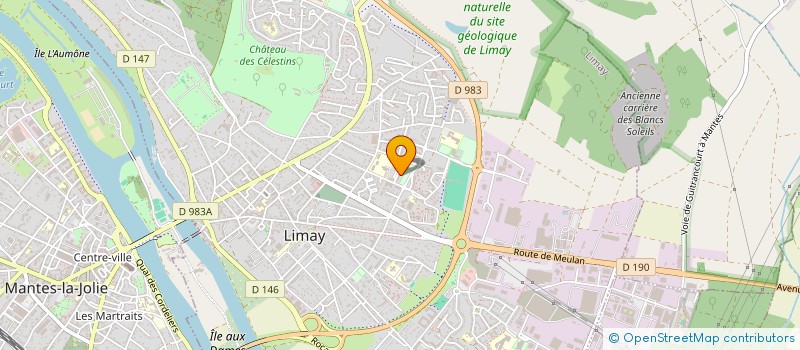 localisation de l'entreprise SOGUITURE à LIMAY