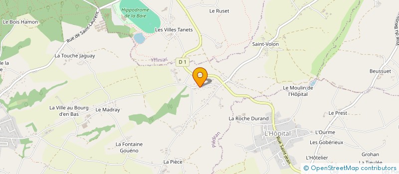 localisation de l'entreprise SOGUIVIN à PLEDRAN