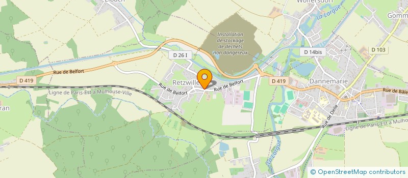 localisation de l'entreprise SOHA  DANNEMARIE