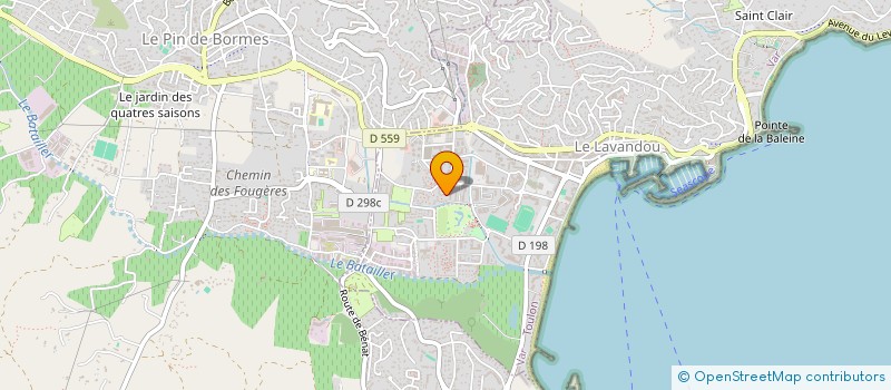 localisation de l'entreprise SOHALIA à LE LAVANDOU