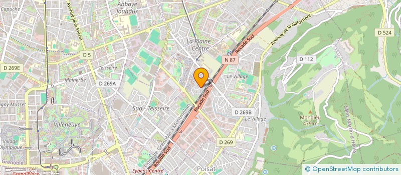 localisation de l'entreprise SOHAN  SAINT-MARTIN-D'HERES