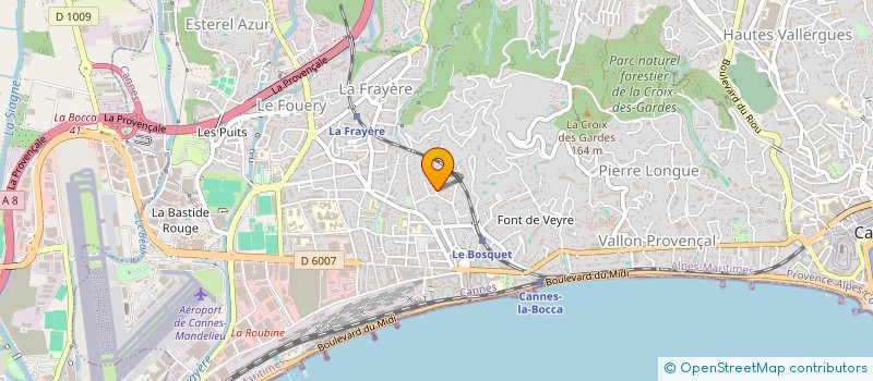 localisation de l'entreprise SOHAN à CANNES