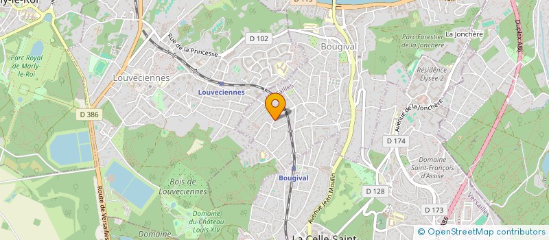 localisation de l'entreprise SOHAN  BOUGIVAL