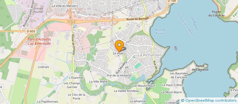 localisation de l'entreprise SOHANN13  LA RICHARDAIS