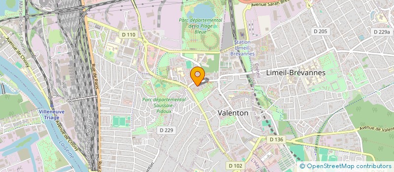 localisation de l'entreprise SOHATEC à VALENTON