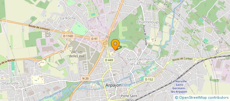 localisation de l'entreprise SOHCO à SAINT-GERMAIN-LES-ARPAJON