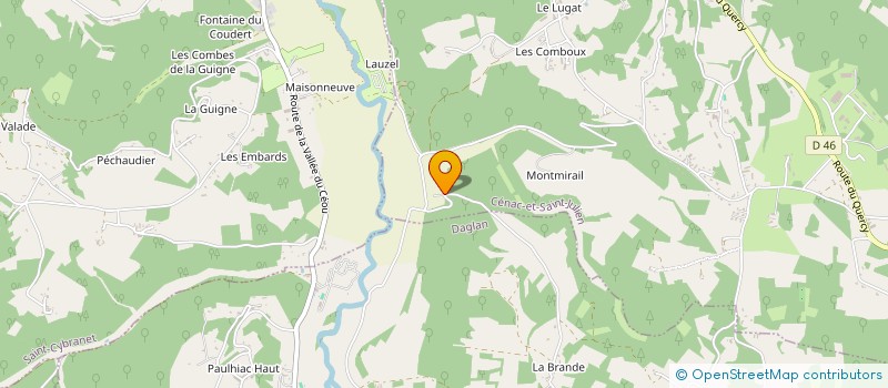 localisation de l'entreprise SOHDID  SAINT-CYBRANET