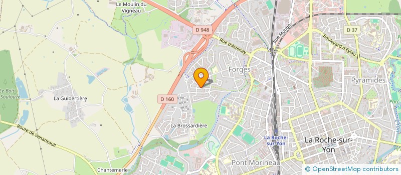 localisation de l'entreprise SOHE à LA ROCHE-SUR-YON