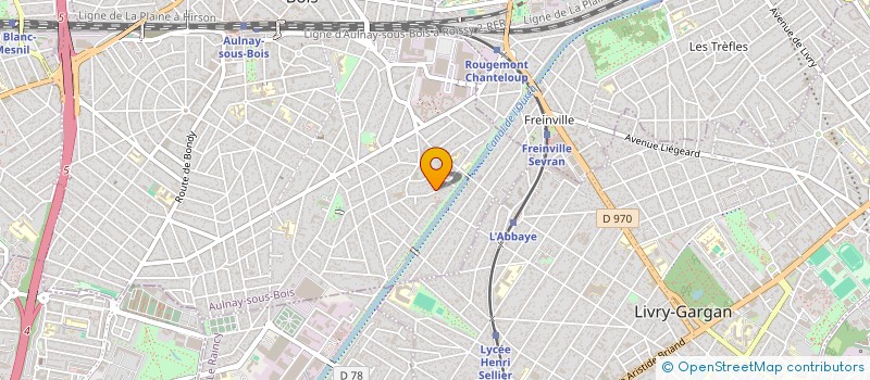 localisation de l'entreprise SOHEL à AULNAY-SOUS-BOIS