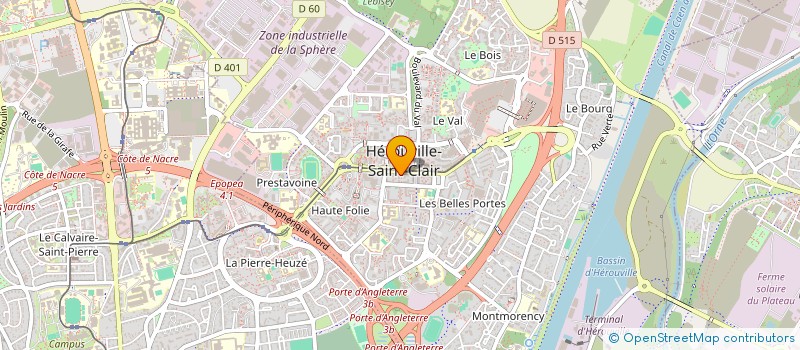 localisation de l'entreprise SOHERDIS à HEROUVILLE-SAINT-CLAIR