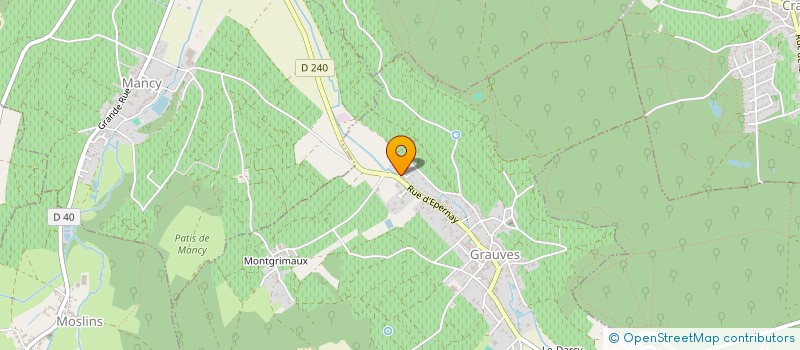 localisation de l'entreprise SOHIER  GRAUVES