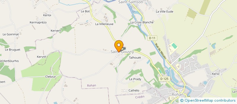localisation de l'entreprise SOHIER BEUREL à ROHAN