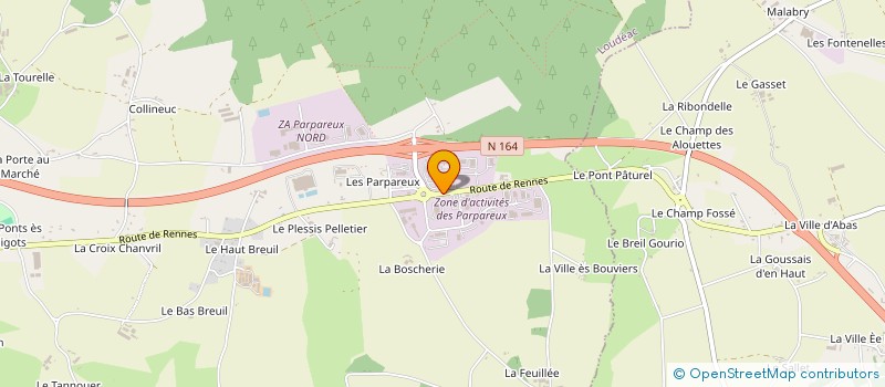 localisation de l'entreprise SOHIER ENVIRONNEMENT à LOUDEAC