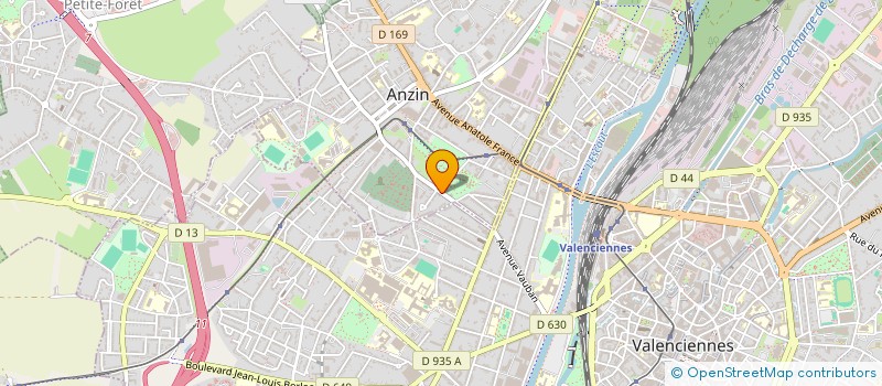 localisation de l'entreprise SOHIER - VAZIAGA  ANZIN