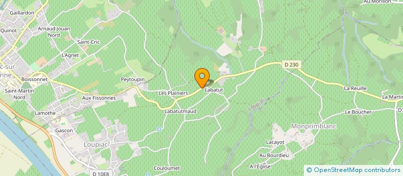 localisation de l'entreprise SOHILYTA  LOUPIAC