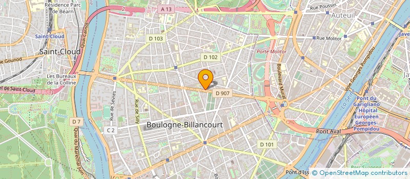localisation de l'entreprise SOHL à BOULOGNE-BILLANCOURT
