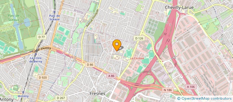 localisation de l'entreprise SOHMOU VTC  FRESNES