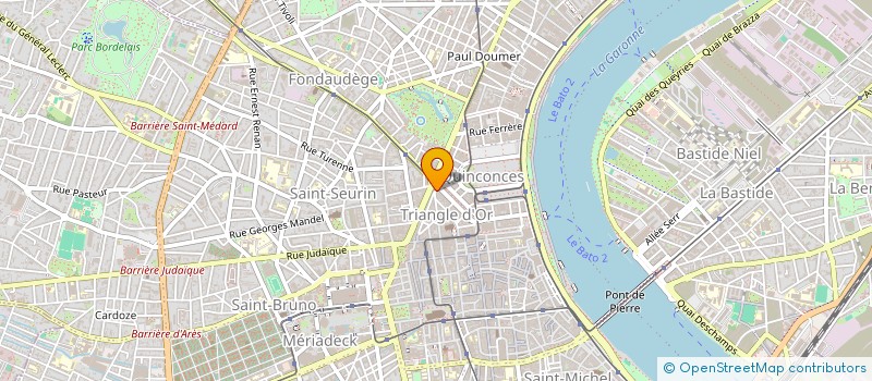 localisation de l'entreprise SOHO  BORDEAUX