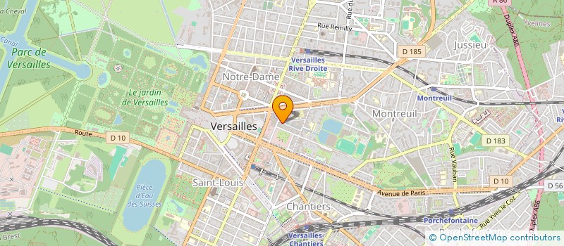 localisation de l'entreprise SOHO à VERSAILLES