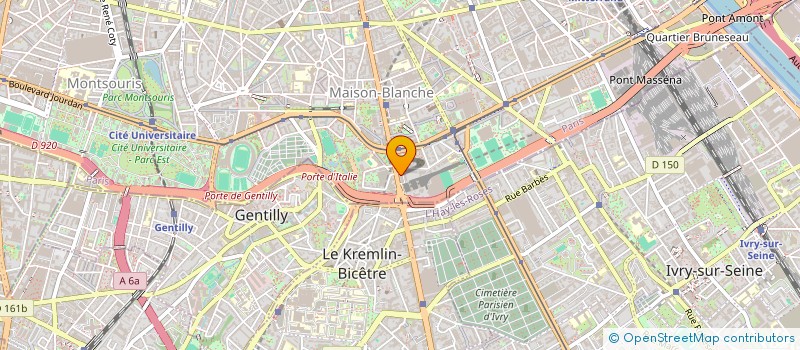 localisation de l'entreprise SOHO CHAPELLE INTERNATIONAL  PARIS