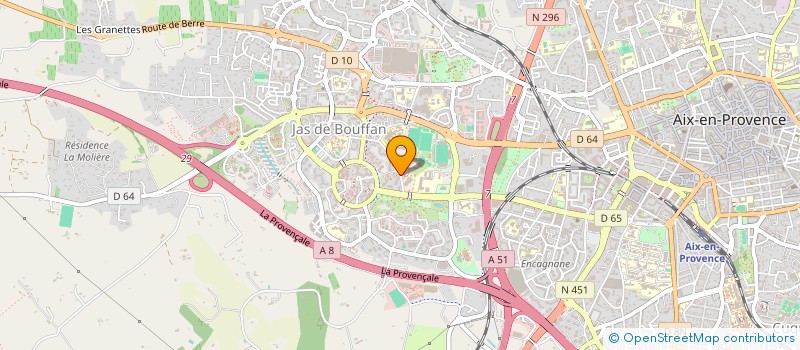 localisation de l'entreprise SOHO COMMUNICATION à AIX-EN-PROVENCE