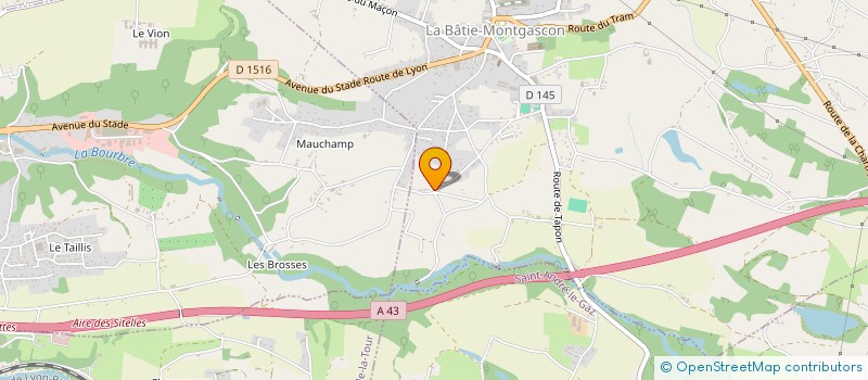 localisation de l'entreprise SOHO RODRIGUES  LA BATIE-MONTGASCON