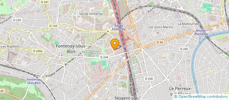 localisation de l'entreprise SOHOUSE à FONTENAY-SOUS-BOIS