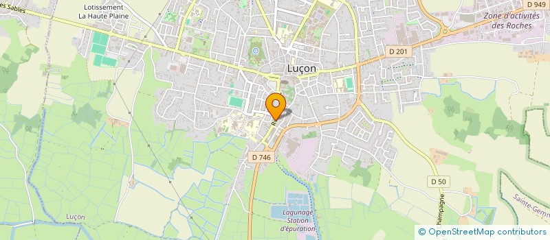 localisation de l'entreprise SOHVAL à LUCON