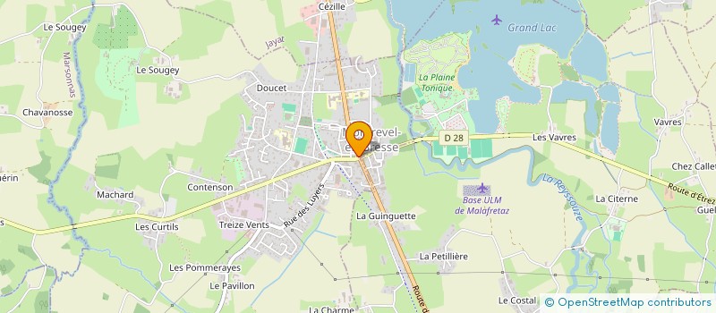 localisation de l'entreprise SOI UNIQ  MONTREVEL-EN-BRESSE