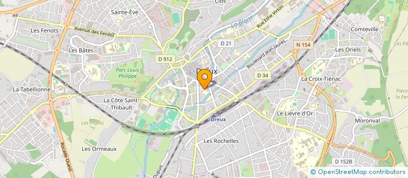 localisation de l'entreprise SOICETE DES AMIS DU MUSEE D'ART & D'HISTOIRE DE DREUX à DREUX