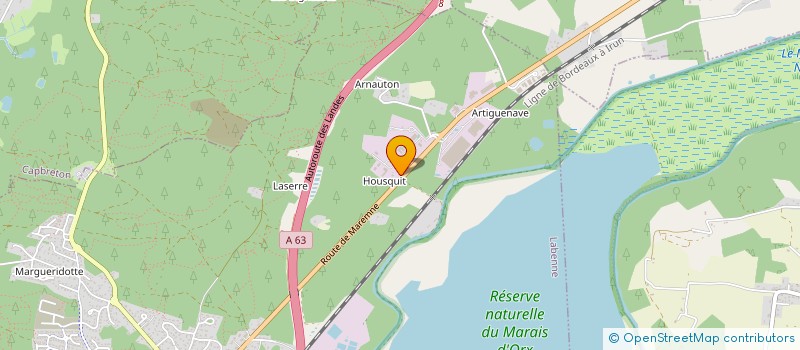 localisation de l'entreprise SOICOM  LABENNE