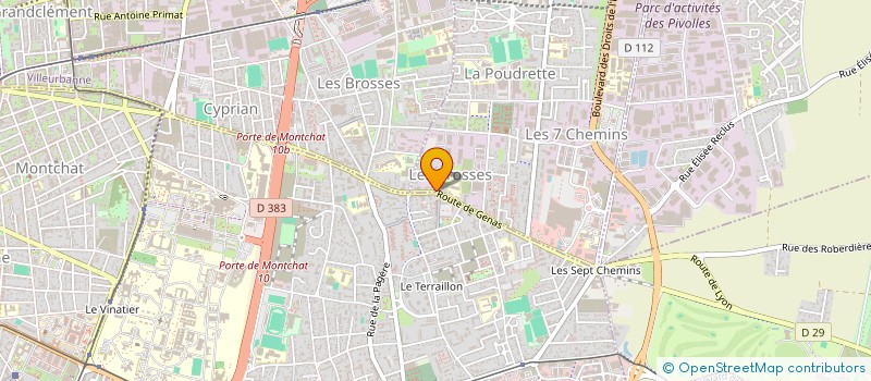 localisation de l'entreprise SOIE INTERNATIONAL à VAULX-EN-VELIN