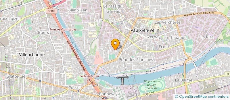 localisation de l'entreprise SOIERIES DIEDERICHS à VAULX-EN-VELIN