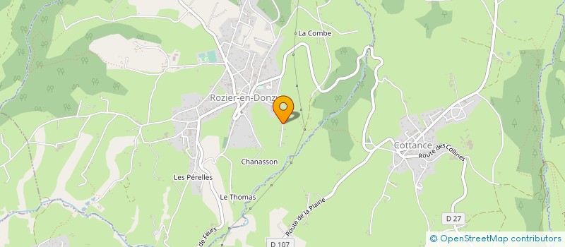 localisation de l'entreprise SOIERIES FACONNEES DU DONZY à ROZIER-EN-DONZY