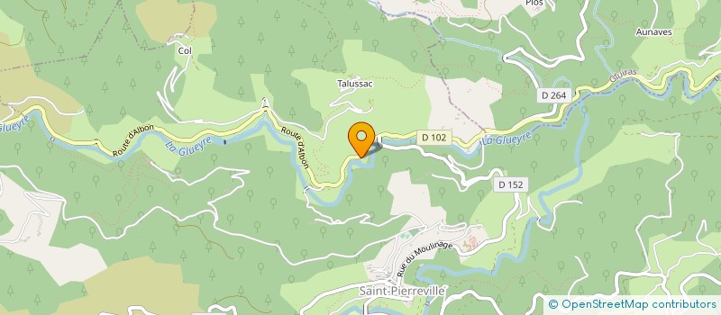 localisation de l'entreprise SOIERIES PEYRAVERNEY à SAINT-SAUVEUR-DE-MONTAGUT