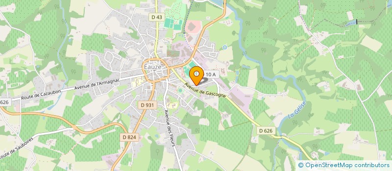 localisation de l'entreprise SOIETE CIVILE IMMOBILIERE SENTOR  EAUZE