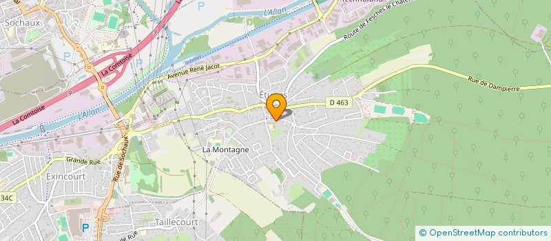 localisation de l'entreprise SOIF DE BRASSER à ETUPES