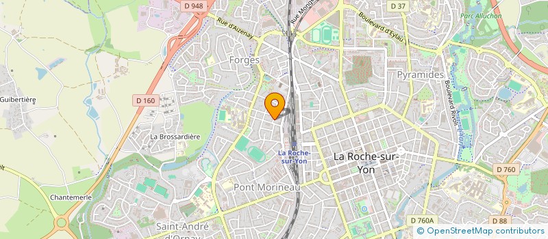 localisation de l'entreprise SOIF DE VENDEE  LA ROCHE-SUR-YON