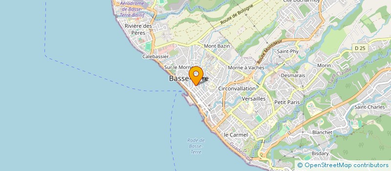 localisation de l'entreprise SOIF DE VIE à BASSE-TERRE
