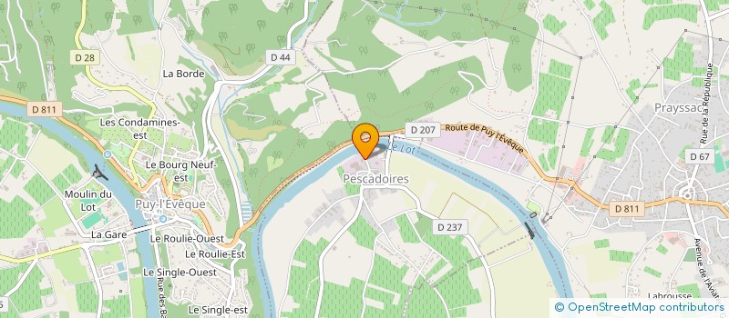 localisation de l'entreprise SOIF DE VIN  PESCADOIRES