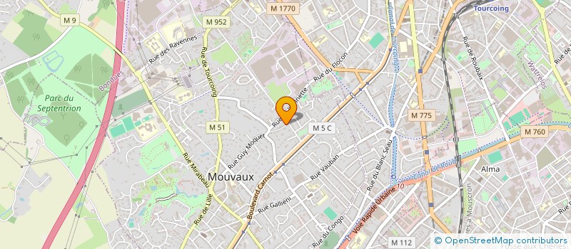 localisation de l'entreprise SOIGN AUTO  MOUVAUX