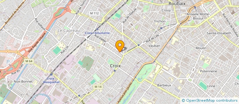 localisation de l'entreprise SOIGN'IMMO à CROIX