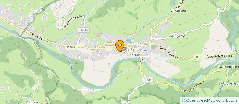 localisation de l'entreprise SOIGNER A SAINT COME D'OLT  SAINT-COME-D'OLT