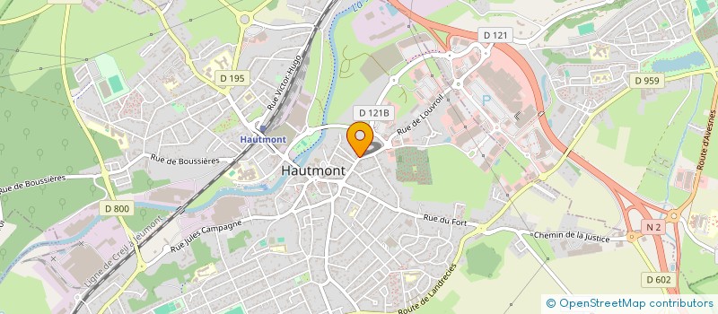 localisation de l'entreprise SOIGNER ET AIDER NOTRE AVESNOIS (SANA)  HAUTMONT