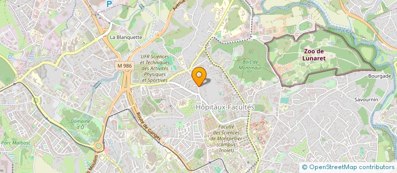 localisation de l'entreprise SOILIN à MONTPELLIER