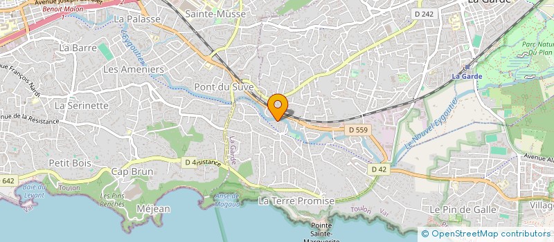 localisation de l'entreprise SOIN PLUS à LA GARDE