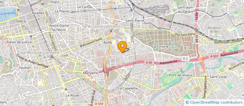 localisation de l'entreprise SOIN'SOIN à MARSEILLE