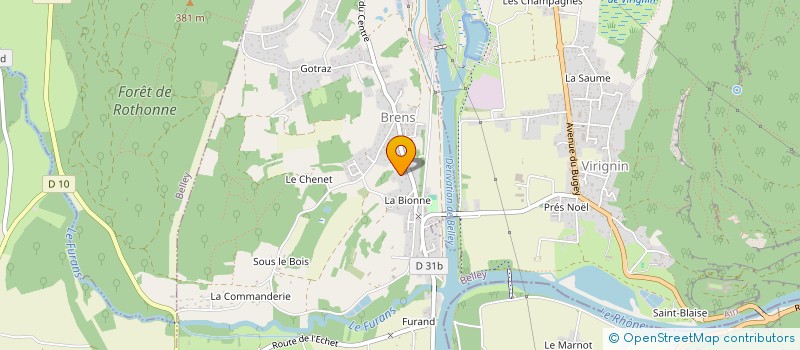 localisation de l'entreprise SOINFI  BRENS